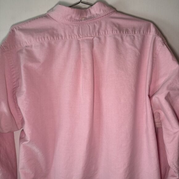 VTG Brooks Brothers Jeffrey Pink Button Down Cotton Logo Oxford Shirt USA | XL - Picture 9 of 11